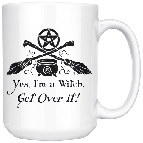 Yes, I'm a Witch Funny Wiccan Pagan Mug Yes, I'm a Witch Funny Wiccan Pagan Mug