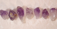 Amethyst Crystals Row Amethyst Crystals Row