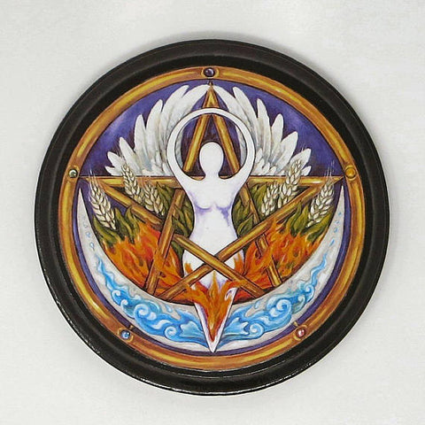 Wiccan Pagan Goddess Pentacle Altar Tile Wiccan Pagan Goddess Pentacle Altar Tile