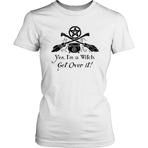 Yes I'm a Witch Womans Tee Shirt
