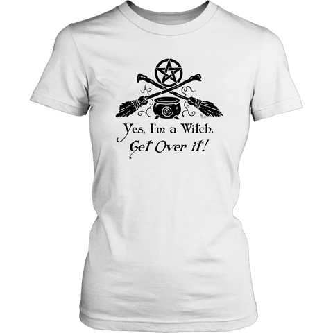 Yes I'm a Witch Womans Tee Shirt Yes I'm a Witch Womans Tee Shirt