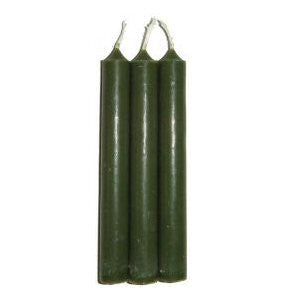 Dark Green Mini Chime Spell Candles Dark Green Mini Chime Spell Candles