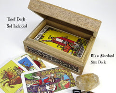 Wooden Tarot Box Wooden Tarot Box
