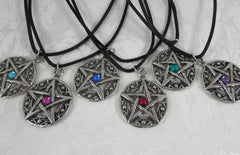 Pewter Pentacles Assorted Pewter Pentacles Assorted