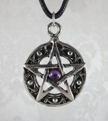Pewter Pentacle Close Up Pewter Pentacle Close Up