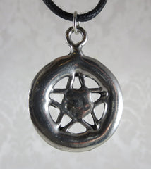 Pewter Pentacle Back Pewter Pentacle Back