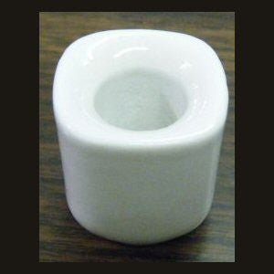 White Ceramic Mini Candle Holder White Ceramic Mini Candle Holder