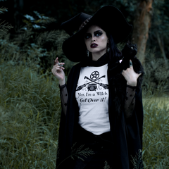 Yes I'm a Witch Womans Tee Shirt Yes I'm a Witch Womans Tee Shirt