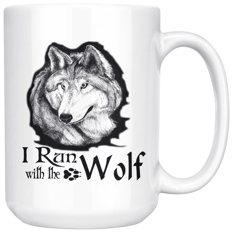 Run With The Wolf 15oz Mug Run With The Wolf 15oz Mug