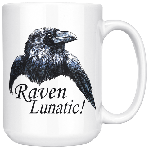 Raven Lunatic Large Mug Raven Lunatic Large Mug