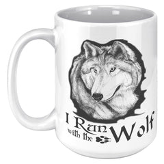 Run with the Wolves 15oz Mug
