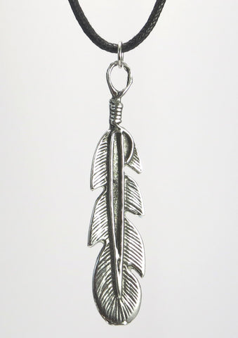 Feather Pewter Pendant