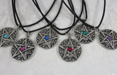 Pewter Pentacles Assorted